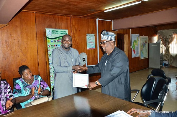 INEC Withdraws Certificate of Return from Sina Akinwunmi, Ondo Lawmaker, Gives To Gbegudu