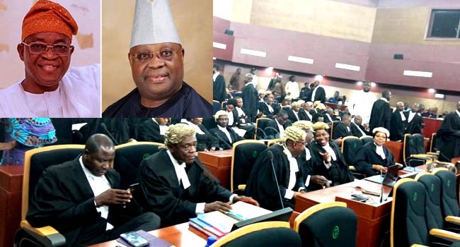 Breaking: Supreme Court Declares Oyetola of APC As Duly Elected Governor of Osun State