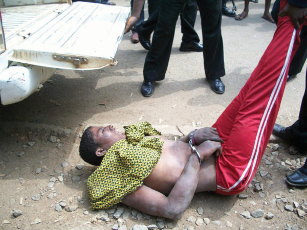 Fear Grips Lagosians As A-Witch Crash-Lands On 3-Storey Building After Evil Mission Failed