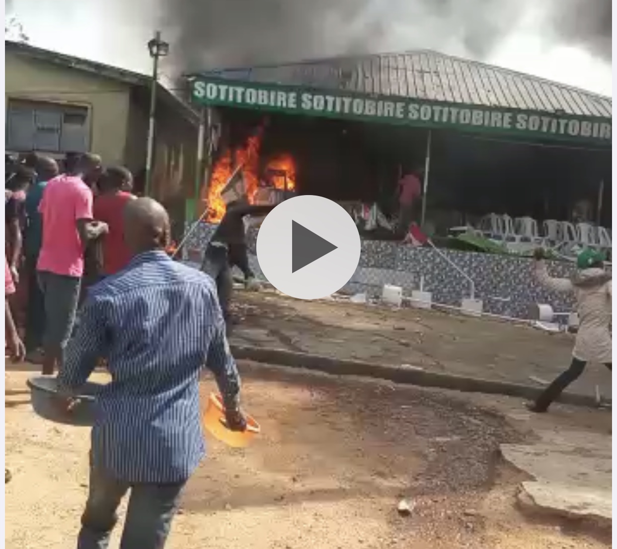 Why Sotitobire’s church in Akure was set ablaze by angry youths