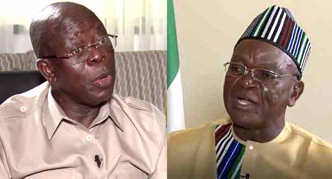 Oshiomhole loses bid to stop N10b libel suit instituted against him by Ortom