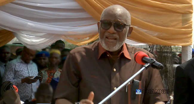 Don’t do new projects, complete abandoned ones, Akeredolu tells NDDC