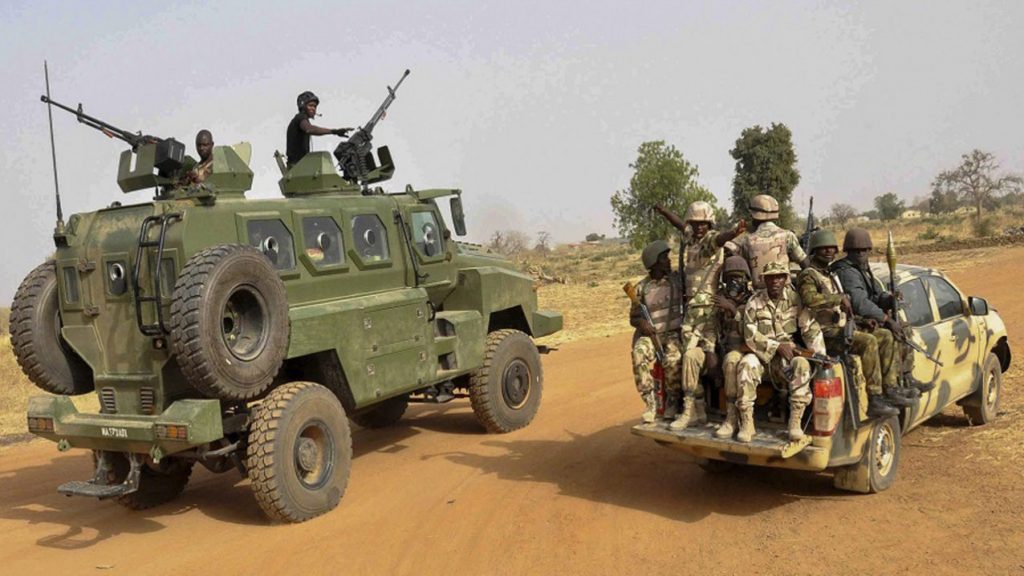 Six soldiers, many terrorists die in gun duel on Maiduguri-Damaturu highway