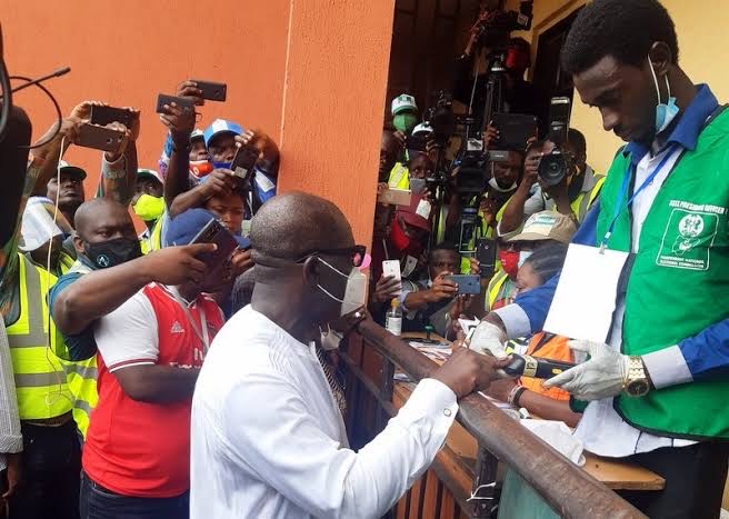 I’m disappointed at the election conduct , Obaseki says after voting