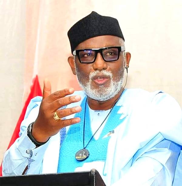 Amid backlog of salaries, Akeredolu warns workers against overspending during Yuletide