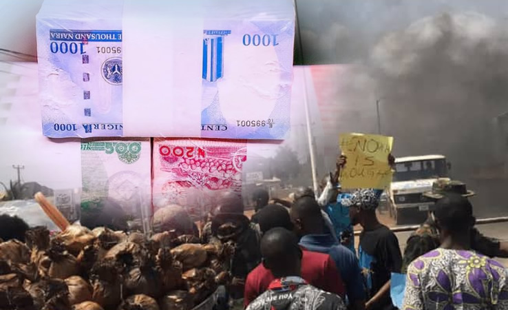 Ogun, Ondo, Edo protesters storm banks, demand cash