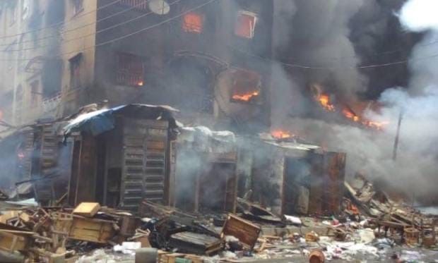 BREAKING: Again, Popular Dosunmu Market Gutted by Fire