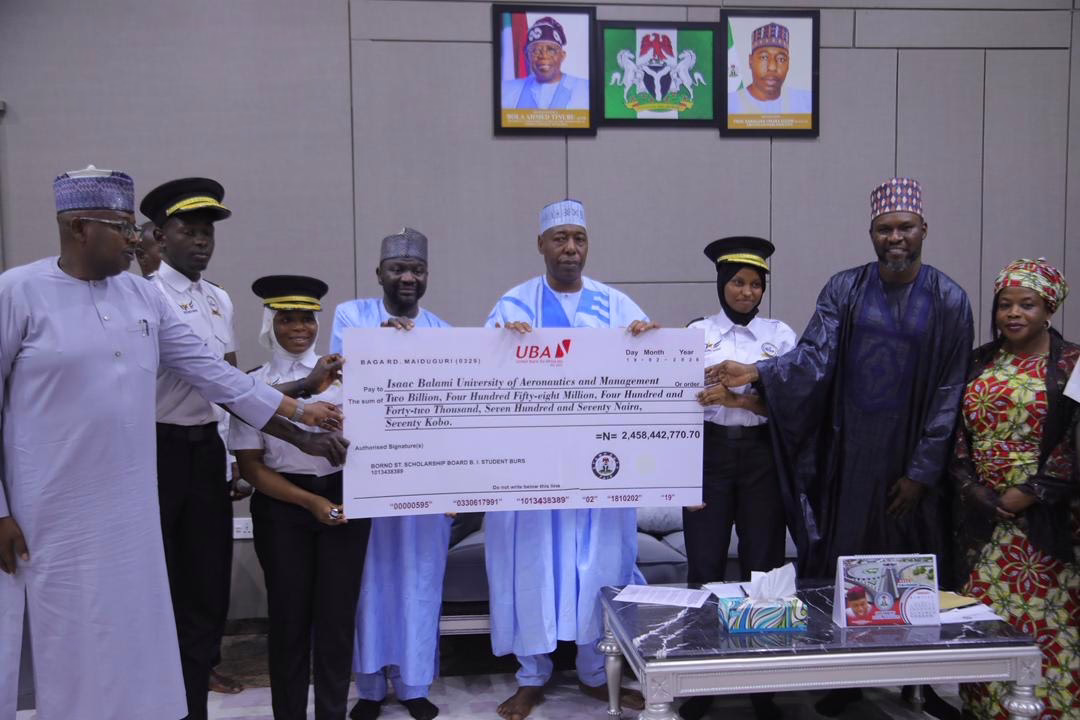 Zulum Approves N12.9bn Scholarship for Borno Indigenes to Study Aeronautics, Engineering