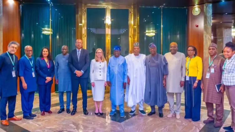 Tinubu Hosts World Bank Leaders in Abuja