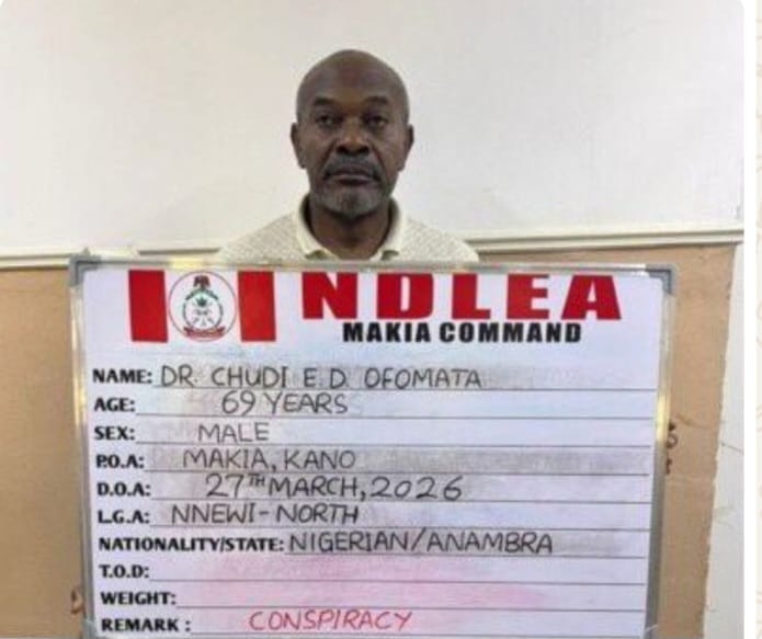 NDLEA Arrests Medical Doctor in Cocaine Trafficking Crackdown