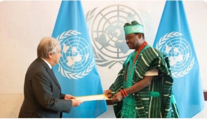 Jimoh Ibrahim Meets UN Chief, Assumes Role as Nigeria’s Permanent Representative
