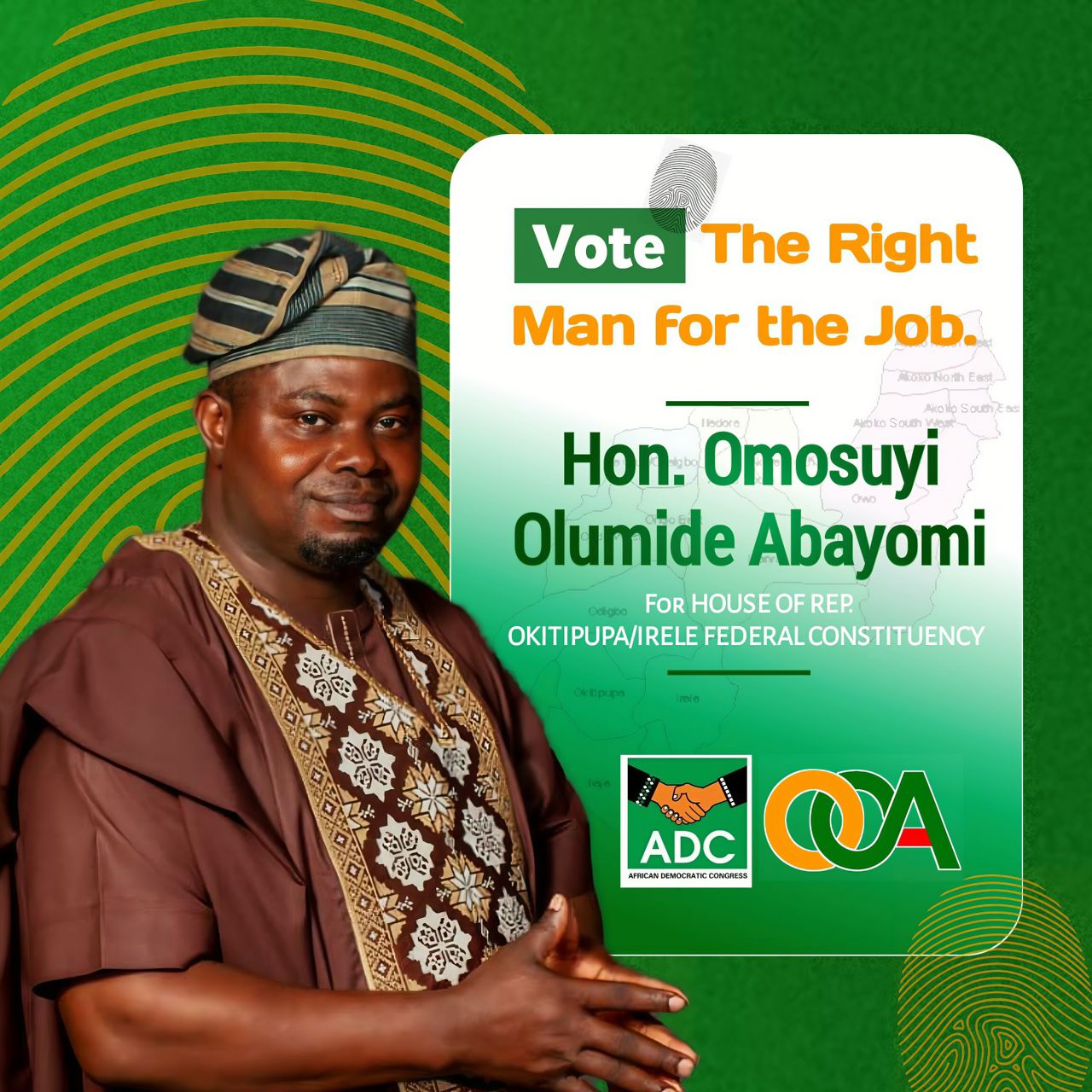 Reps Aspirant Omosuyi Congratulates ADC Leaders Over Supreme Court Victory