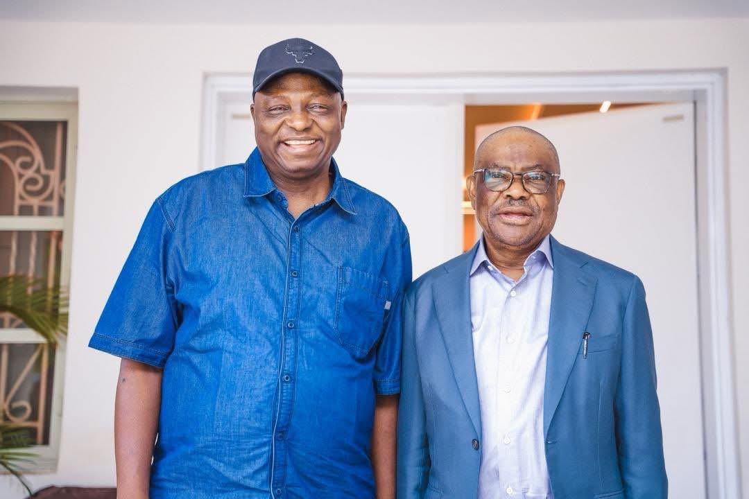 Fresh Political Storm Brews as Wike Meets APC National Chairman in Closed Door Meeting