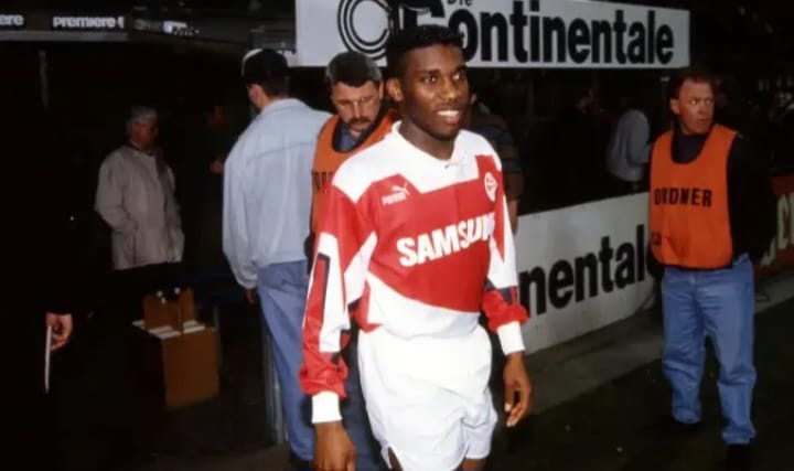 Eintracht Frankfurt Honours Jay-Jay Okocha in 2026/27 Away Kit Launch
